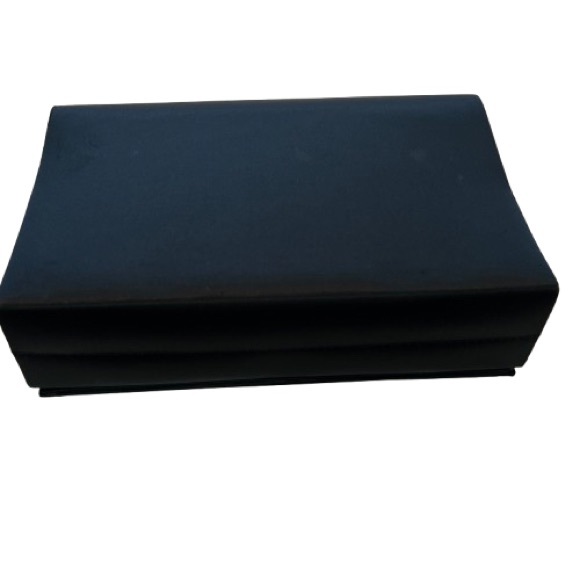 Valerie Stevens Satin Evening Bag Rhinestones Clutch Shoulder Strap Mirror - Picture 6 of 7